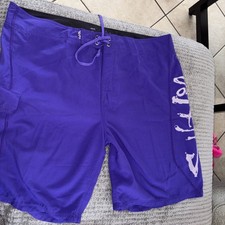 Salt Life Mens 42 Quick Dry Hybrid Fishing Boardwalk Swim Shorts Purple