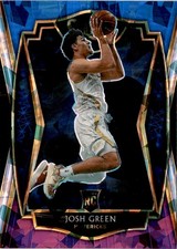 2020-21 Panini Select #192 Josh Green Green White Purple Dallas Mavericks