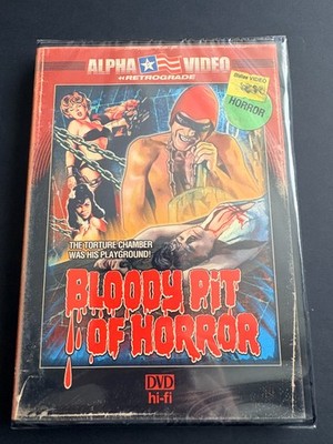Bloody Pit of Horror - DVD - with retro cover art - Horror