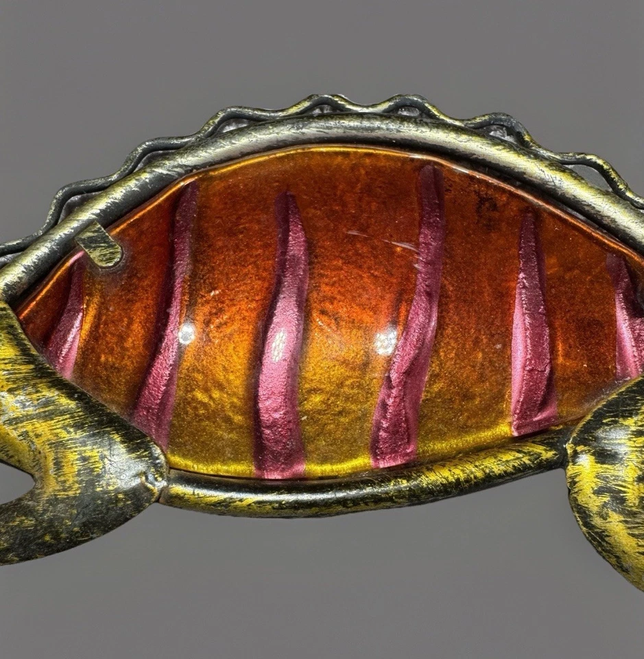 GECKO 装饰橙色 18 英寸彩色玻璃等离子切割金属墙面花园装饰 2 件套 — 第 2/4 张图片