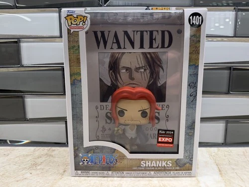 Funko Pop One Piece Wanted Poster Shanks 2024 Entertainment Expo Exclusive 1401