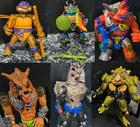 Lot of (6) Vintage Teenage Mutant Ninja Turtles Action Figures