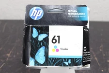 New HP 61 Tri Color Cyan Yellow Magenta Original Ink Cartridge
