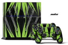 Designer Skin for PS4 Playstation 4 Console + Dualshock Controller Decals NUKE G
