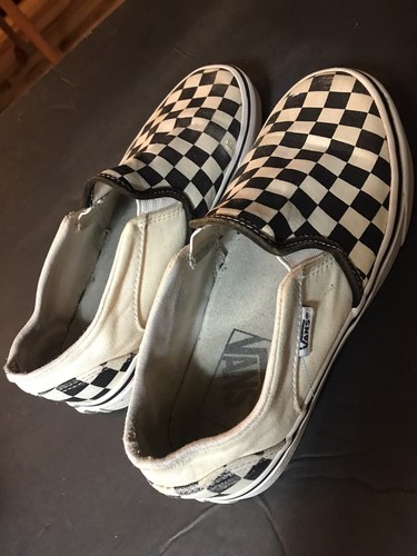 size 6 checkerboard vans