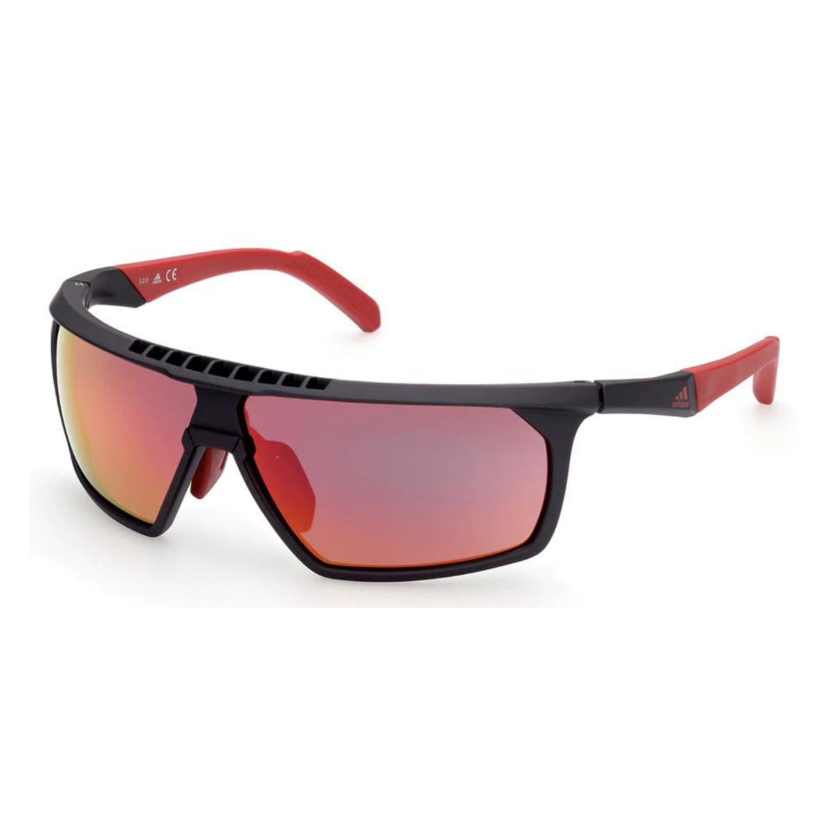 Adidas Sunglasses 0SP0030/S 02L 70 Full Rim Red Mirror for Adidas Sunglasses 0SP0030/S 02L 70 Full Rim Red Mirror for