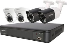 LORELL 00221 HD 5 MP SECURITY CAMERA 4 CAMERA SET 2 TB DVR