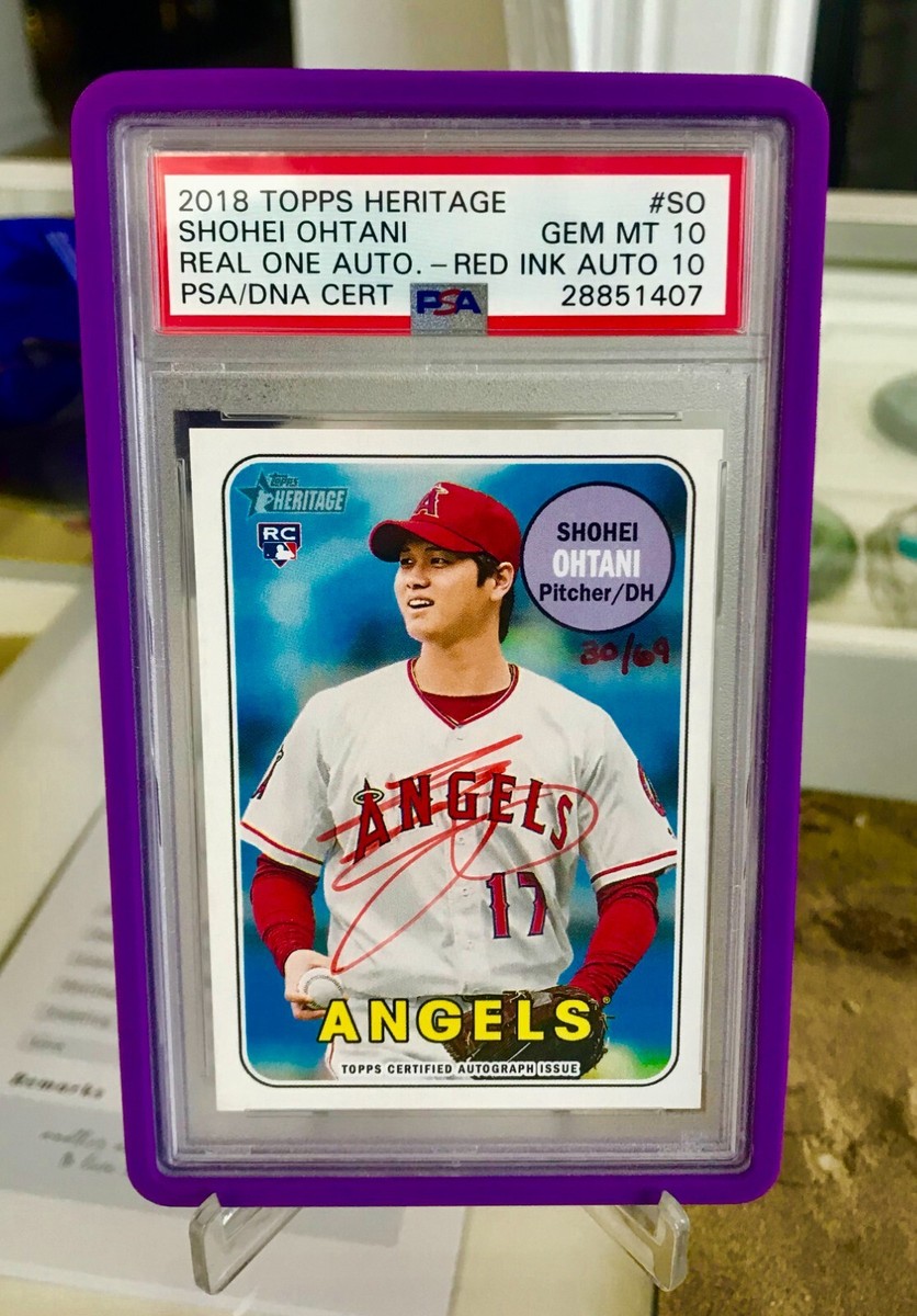 [最安値] 2018 Topps 大谷翔平 ルーキーカード PSA-9! Amazon | ［PSA鑑定カード］ PSA9 MINT 大谷翔平 2018 Topps