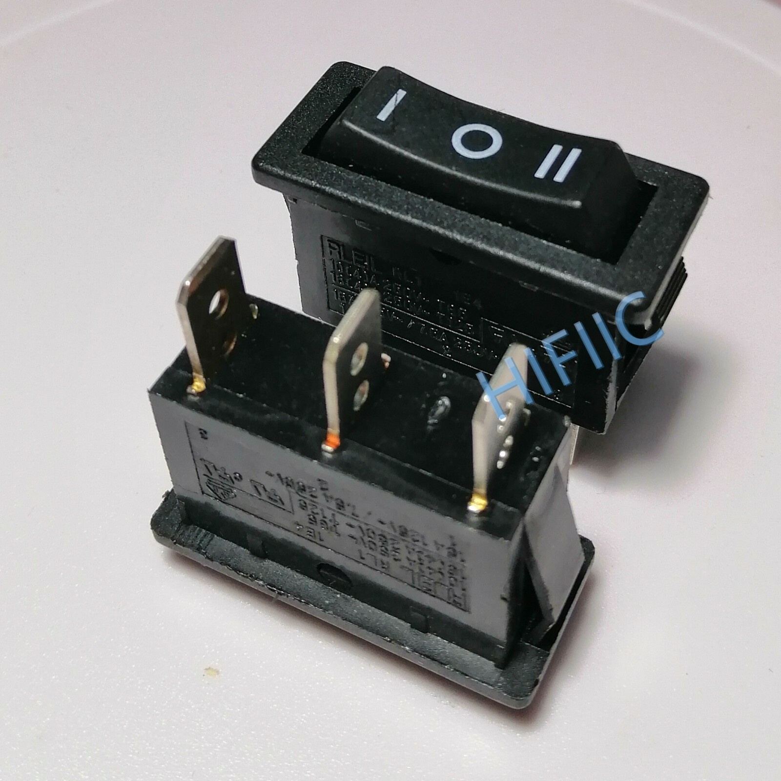 RLEIL RL1 1E4 Rocker Switch 3 Pins 3 Positions Maintained Black | eBay