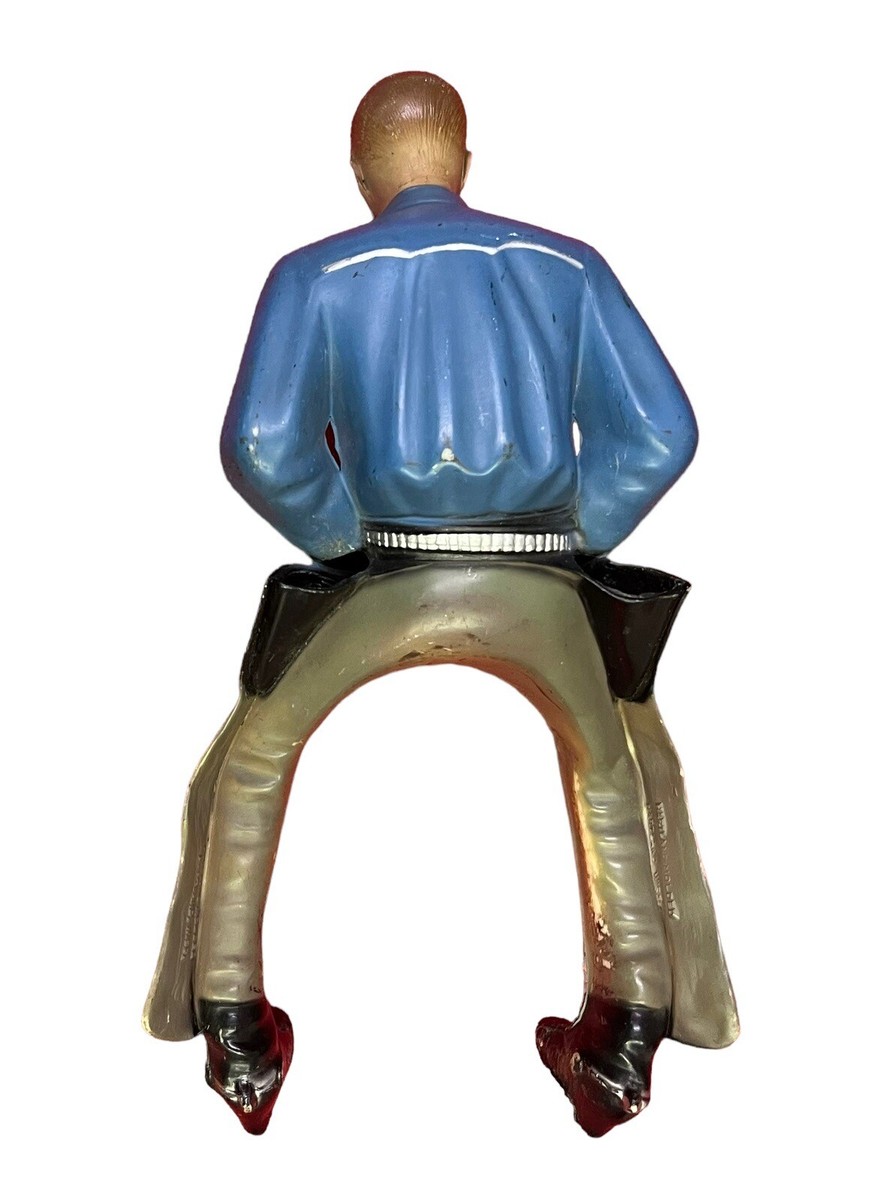 Figurine Vintage 1950s Hartland Plastics 900 Series 12 Red Shirt Champ Cowboy Figure