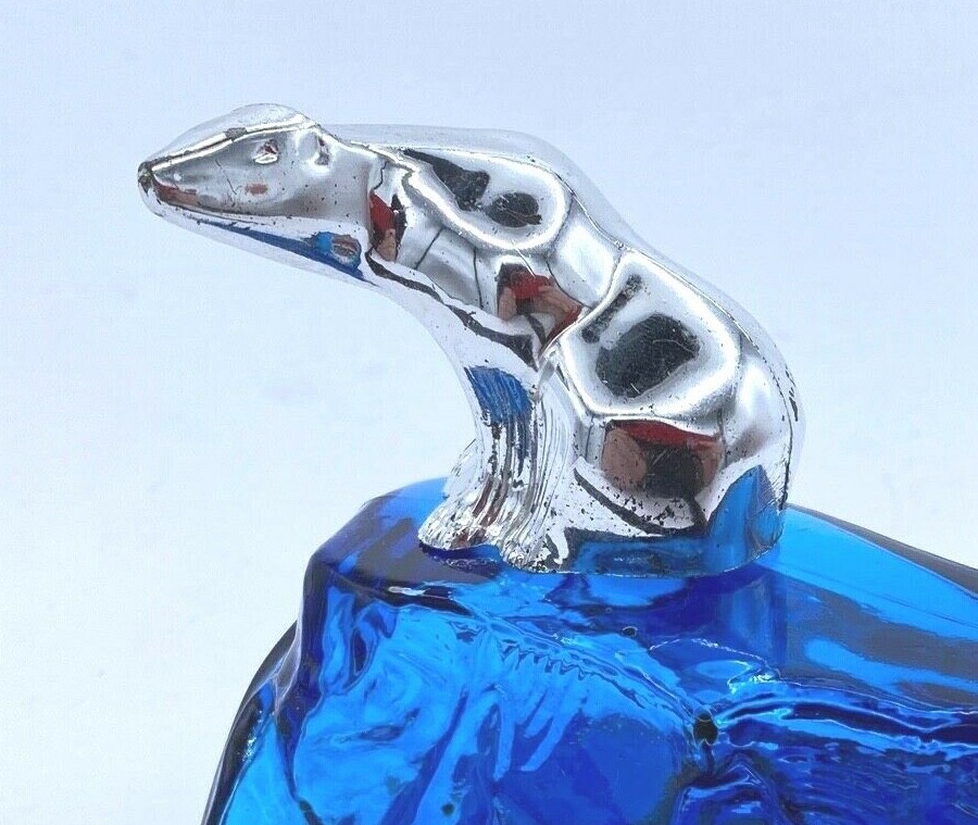 POLAR BEAR Avon Bottle Wild Country Arctic King After Shave Empty 1970