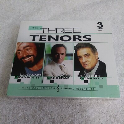 The Three Tenors 3 CD Box Set (Pavarotti, Carreras, Domingo) New Sealed
