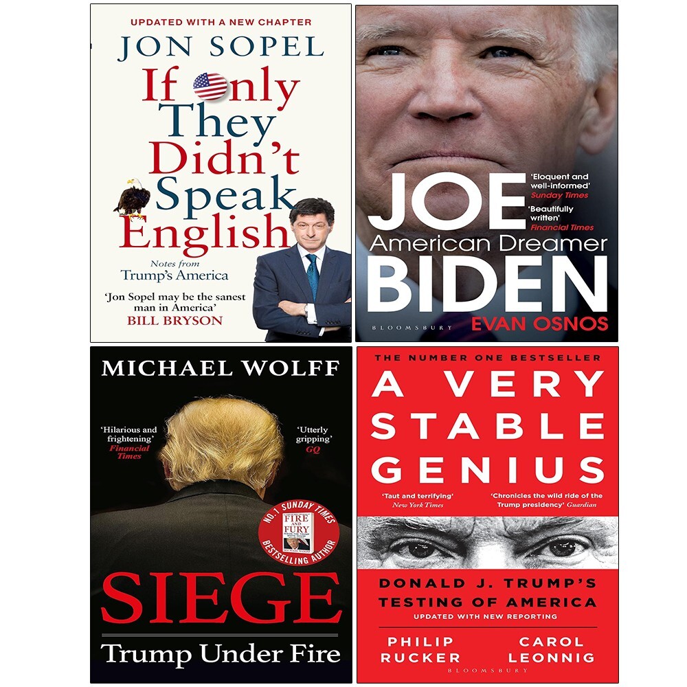 If Only They Didn't Speak,American Dreamer,Siege,Very Stable Genius 4 Books Set