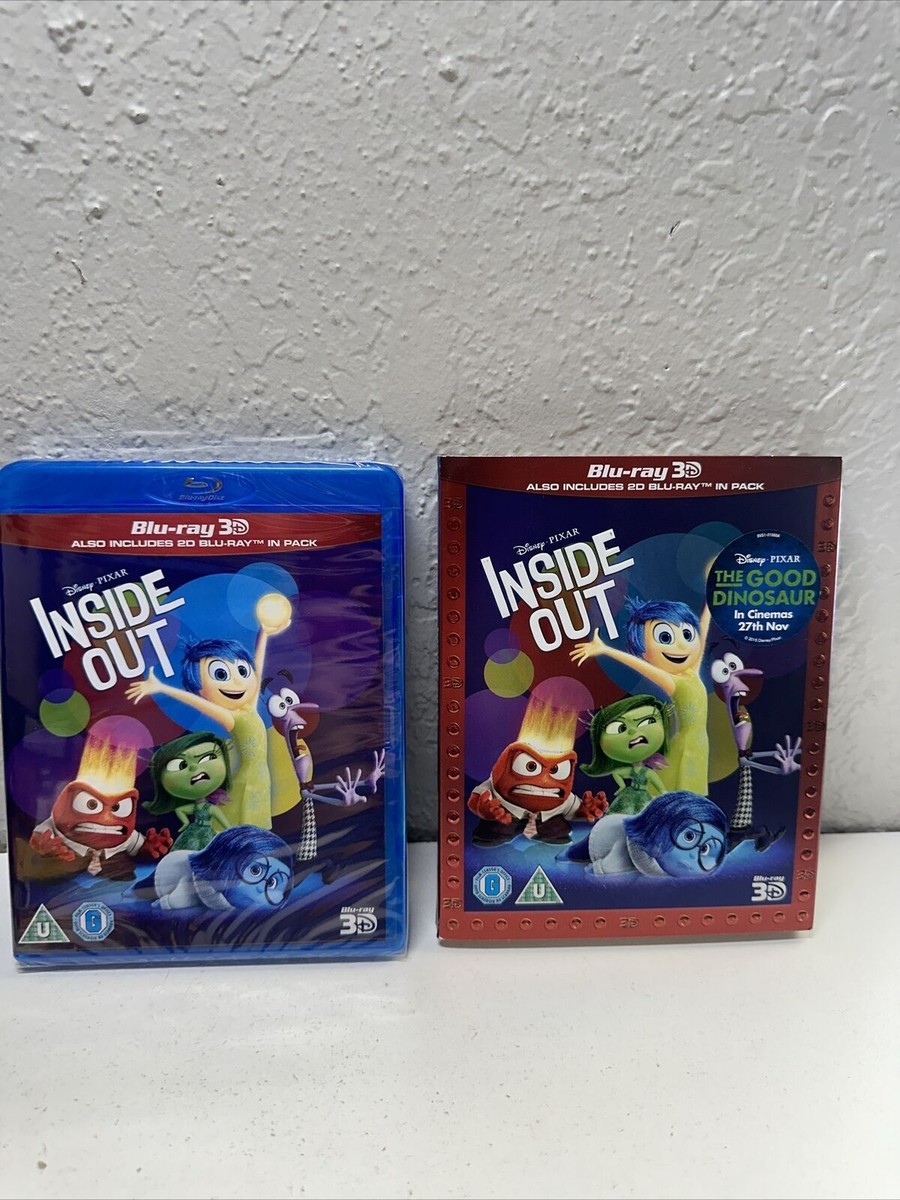 Inside Out 3D (Blu-ray 2D 3D) Disney Pixar - Region for sale