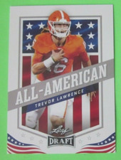  2021 Leaf Draft Football All-American Trevor Lawrence  RC Rookie  Jaguars