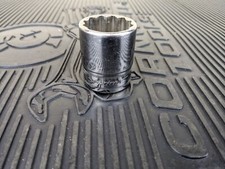 Be442 Snap-on Swm271 Shallow 12 Drive 27mm Chrome Socket 12 Point Usa