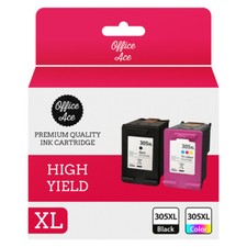 305 XL Refilled Ink Cartridges For Use In HP DeskJet / ENVY Printers