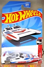 2023 Hot Wheels #229 HW Rescue 5/10 H2GO White-Black w/Black MW Spoke Wheels