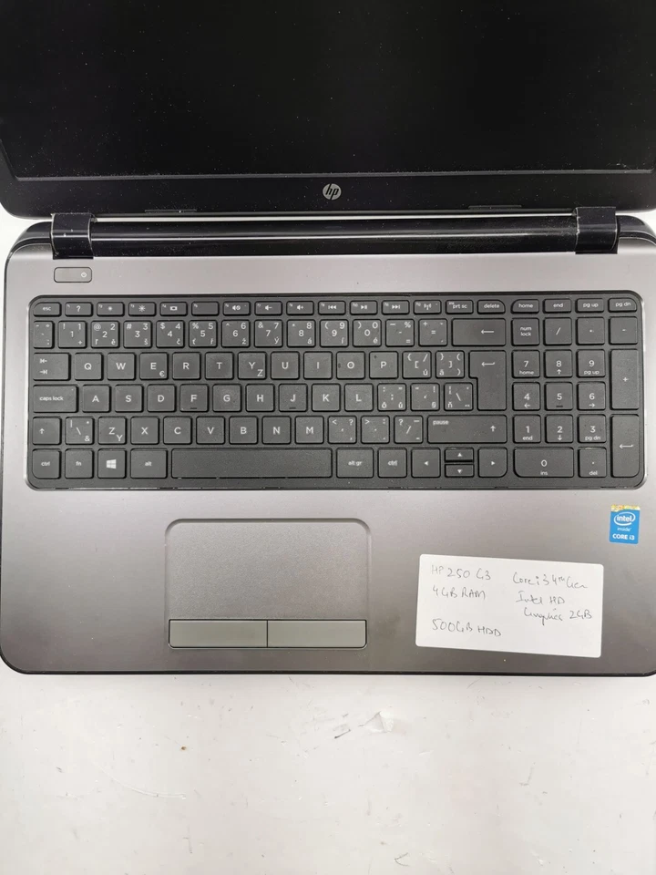 Portátil HP 250 G3 - i3-4ª generación - 4 GB RAM - 500 GB HDD Foto 2 de 4