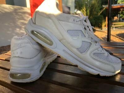 nike air max command triple white