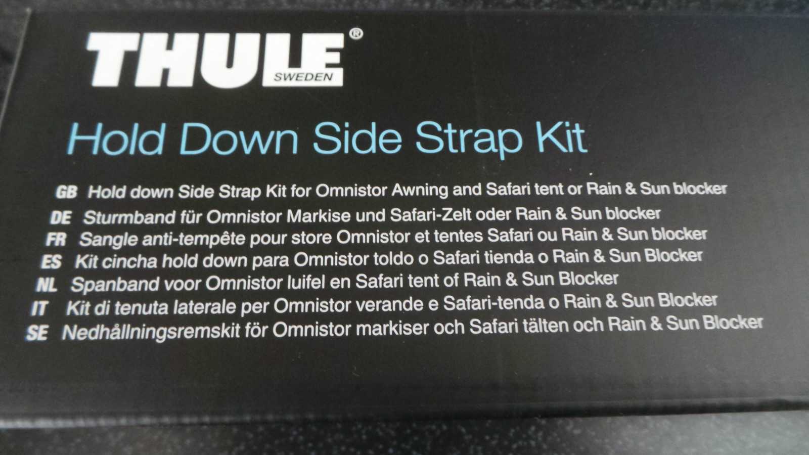 OMNISTOR/THULE MOTORHOME AWNING TIEDOWN STRAPS NEW STYLE CLIP IN SIDE LEG eBay