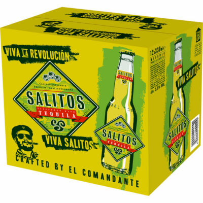 Salitos Tequila 5,9 % Vol. 0,33 L Flasche, 12er Pack (12x0,33 L) MEHRWEG-Pfand 