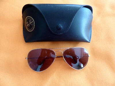 Ray Ban RB 3025 - Aviator Large - 001/ 51 - 2N  - Metal + Etui / 58/14 - +  Etui - Photo 1/3