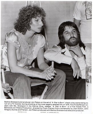 *A STAR IS BORN (1976) Barbra Streisand Producer Jon Peters
