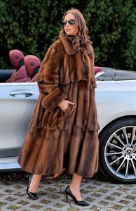 burberry mink coat