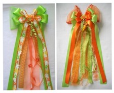 Kokarda * Torba szkolna * Torba na cukier * Kokarda na torby szkolne * Szkolenie * Zielony i pomarańczowy *