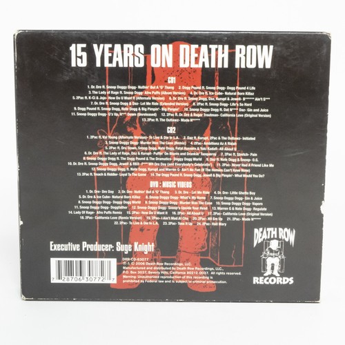 15 Years on Death Row 2-CD & DVD 2006 Box Set Gangsta Rap Hip Hop Dre Snoop 2Pac - Picture 2 of 15