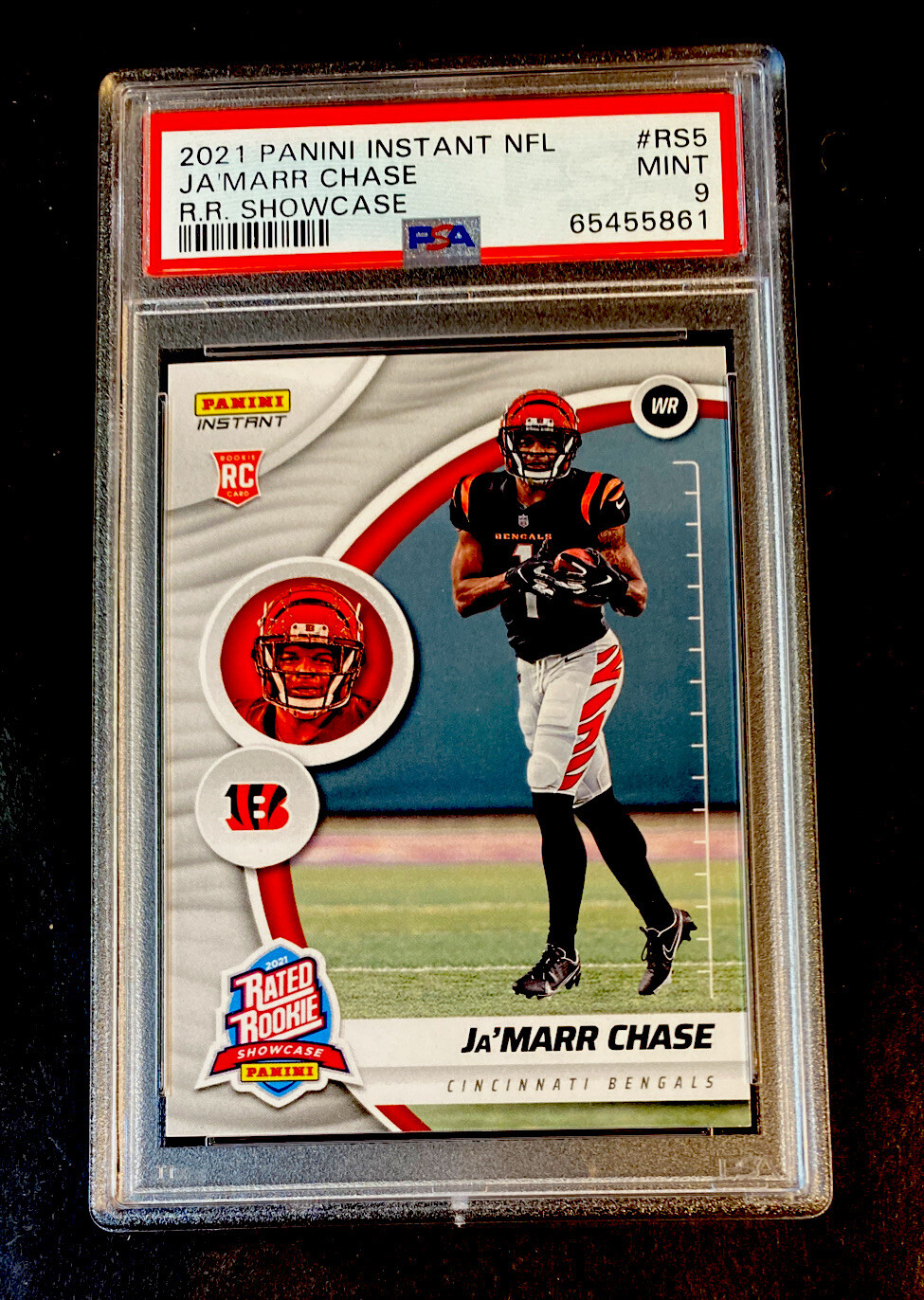 JaMarr Chase Panini Instant NFL Rated Rookie Showcase #RS5 Base