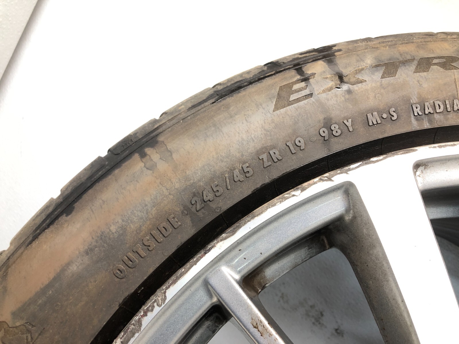 2014-2024 MASERATI GHIBLI S FRONT WHEEL RIM 8.5JX19H2 W/ TIRE 245/45ZR19 OEM ###
