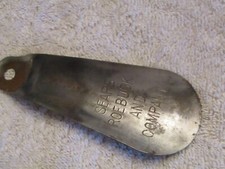 Vintage Sears Roebuck and Company Metal Shoehorn