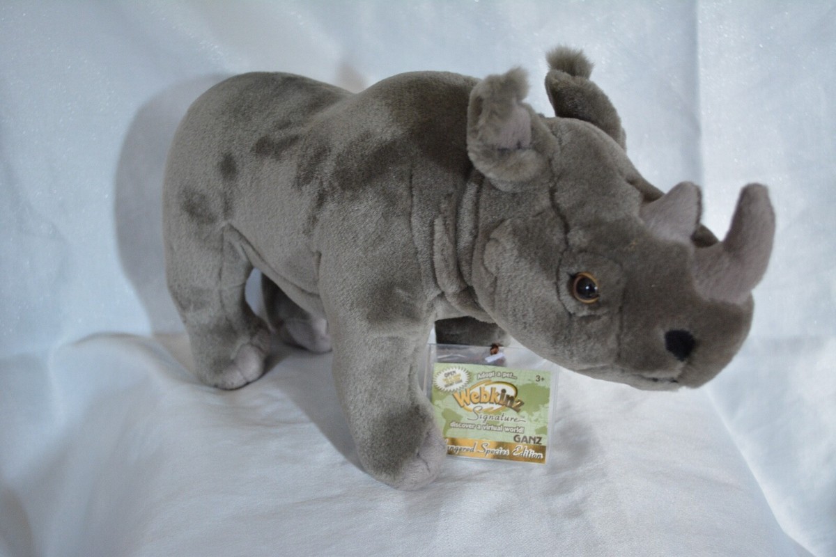 Webkinz Endangered Black African Rhinoceros for sale online | eBay