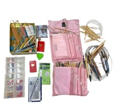 Mixed Lot of Circular Knitting Needles Supplies