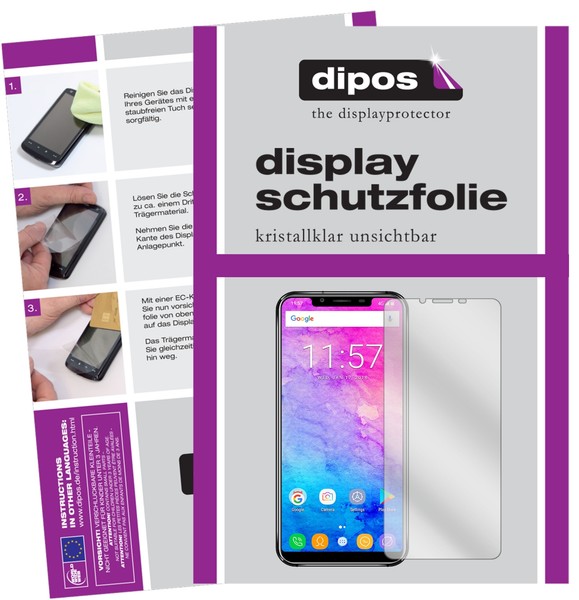 2X Schutzfolie FüR Oukitel U18 Klar Displayschutzfolie Folie Display Schutz-image