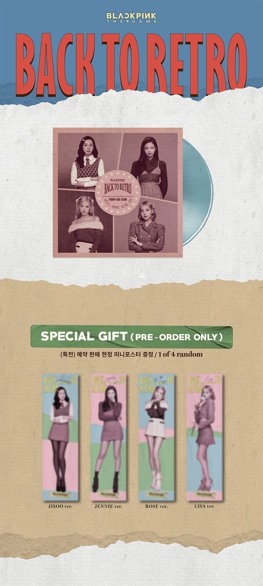 BLACKPINK BACK TO RETRO トレカ ポスター BLACKPINK THE GAME PHOTOCARD COLLECTION [BACK TO RETRO] | eBay