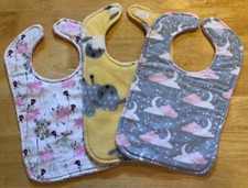 TEETHING BIBS, Super Absorbent 3pk 