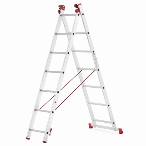 Universal-Aluminiumleiter 3x7 HIGHER 5,30 m für Treppen EN-131-1 mit TÜV - Bild 7 von 17