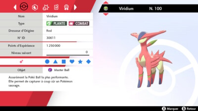 Pokémon Noacier Shiny 6IV Niveau 100 - Pour Pokémon Épée/Bouclier Sur Nintendo Switch