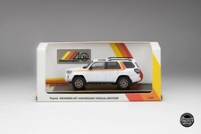 DiecastTalk Exclusive 1/64 Toyota 4Runner 40 Anniversary White 500 Made GCD NEW