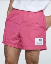 Sergio Tacchini Verenna Tennis Sport Mesh Lined Shorts Fuchsia Rose 2XL Fits XL