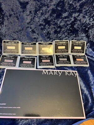 MARY KAY CHROMAFUSION EYE SHADOW LOT IF 10 & 1 PRO PALETTE CASE ALL NEW
