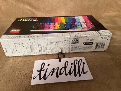 TC Lego #40516 Everyone is Awesome Colors Rainbow Pride 18+ 346