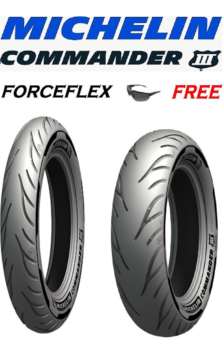 MICHELIN COMMANDER 3 FRONT 80/90-21 & 130/90-16 REAR TIRE HARLEY