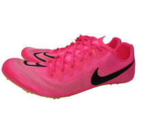 Nike Mens Sz 11 Zoom Rival DC8725-600 Pink Track Field Shoes Spikes No Spikes 
