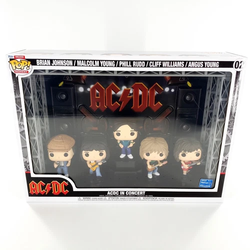Funko Deluxe Pop Moment 02 ACDC In Concert Walmart Limited Edition Brand New