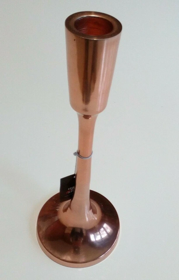 Bougeoir en aluminium cuivré by Interstyl, neuf - Photo 2/4