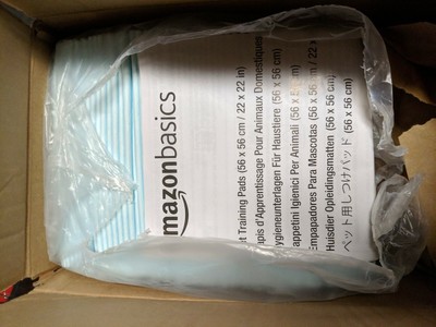 amazonbasics puppy pads